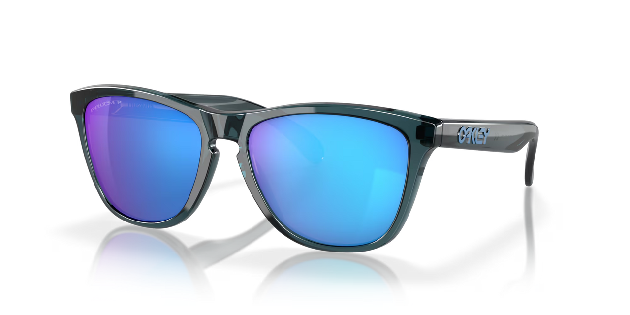 Oakley Frogskins Crystal Black - Prizm Sapphire Iridium Polarized