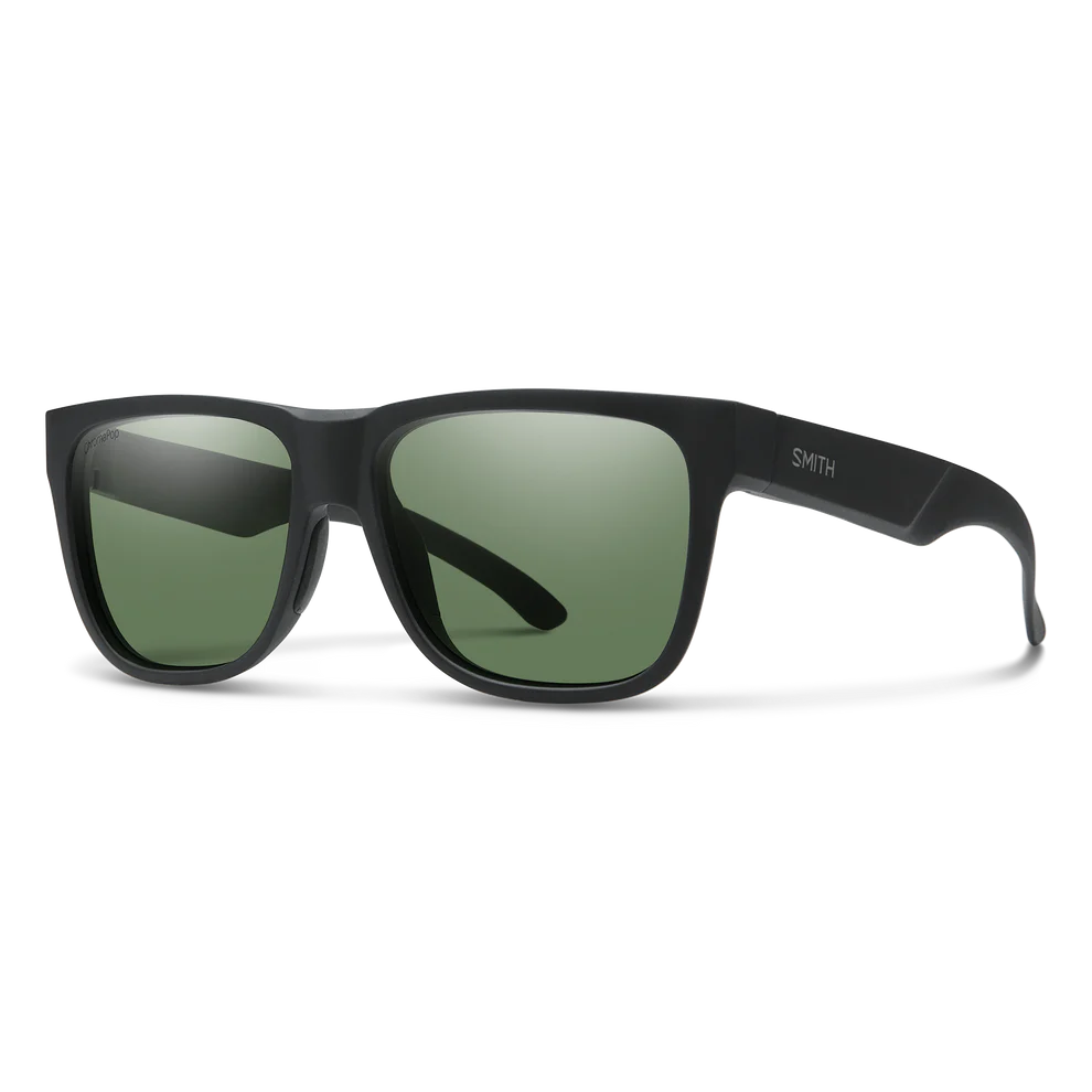 Smith Lowdown 2 - Matte Black | ChromaPop Polarized Gray Green