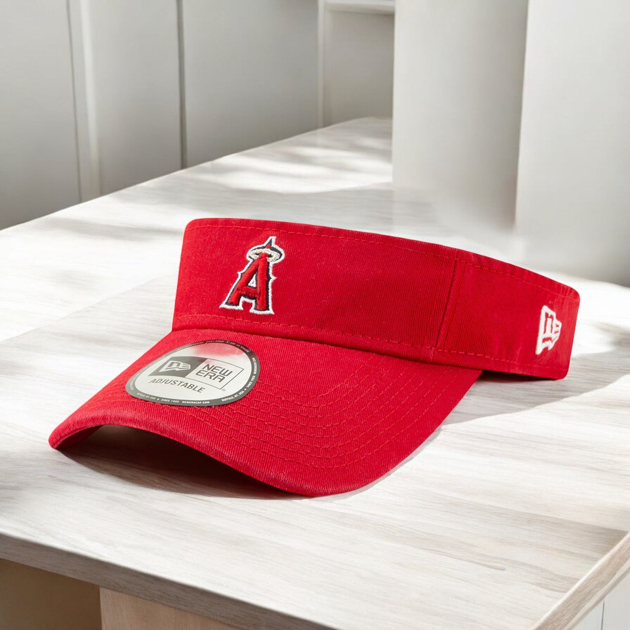 [80676063] Mens New Era Dugout Redux 2 Visor - Los Angeles Angels