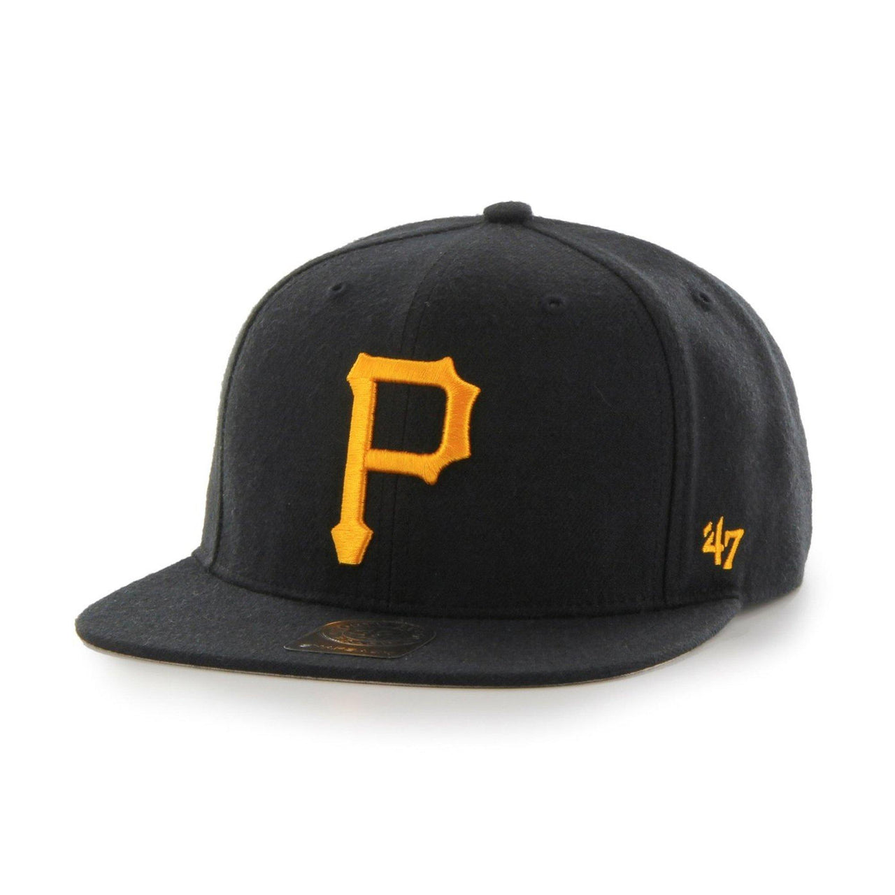 Mens 47 Brand Pittsburgh Pirates Captain Snapback - Black