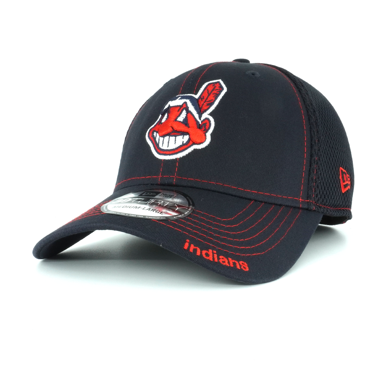[11126549] Mens New Era MLB Neo 3930 Flex - Cleveland Indians