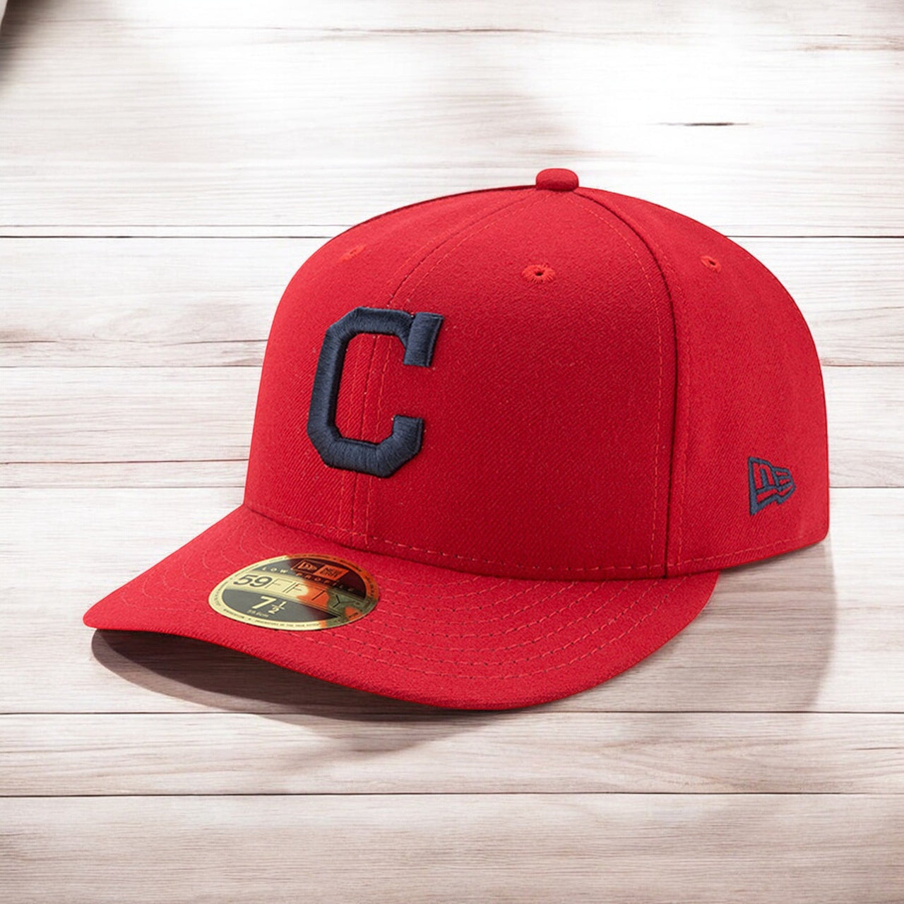 [70367453] Mens New Era MLB Low Profile Authentic 5950 - Cleveland Indians
