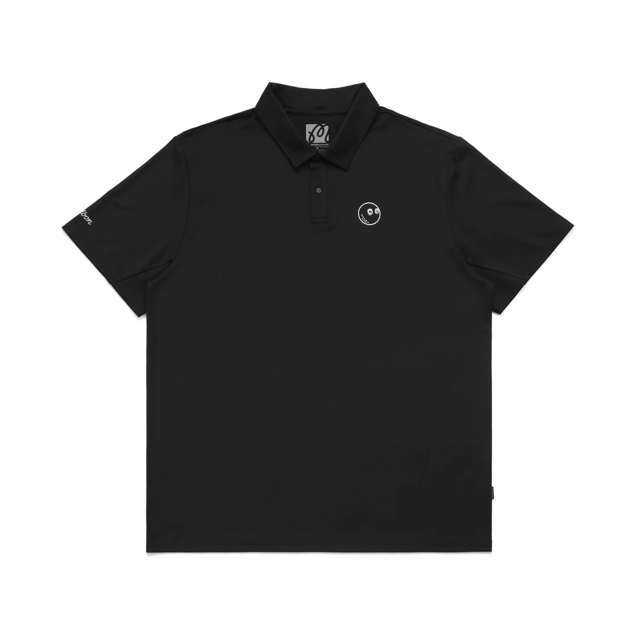 Malbon Performance Pique Polo - Black