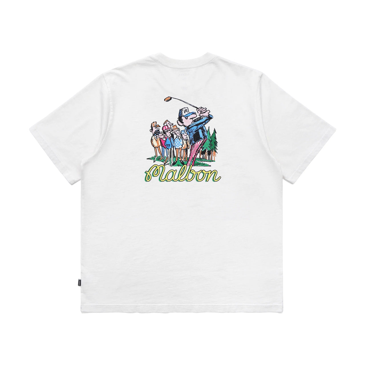 Malbon Founders SS Pocket T - White