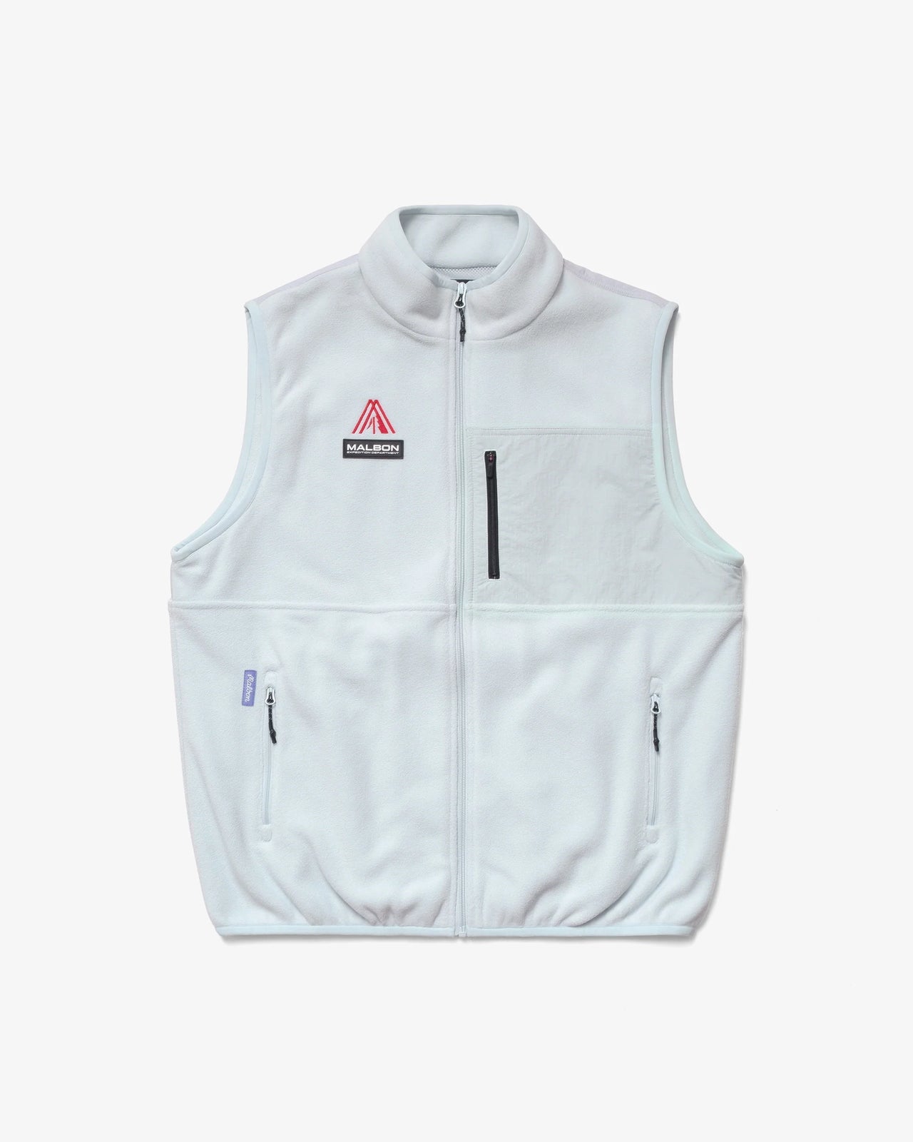 Malbon Rainier Microfleece Vest - Ice