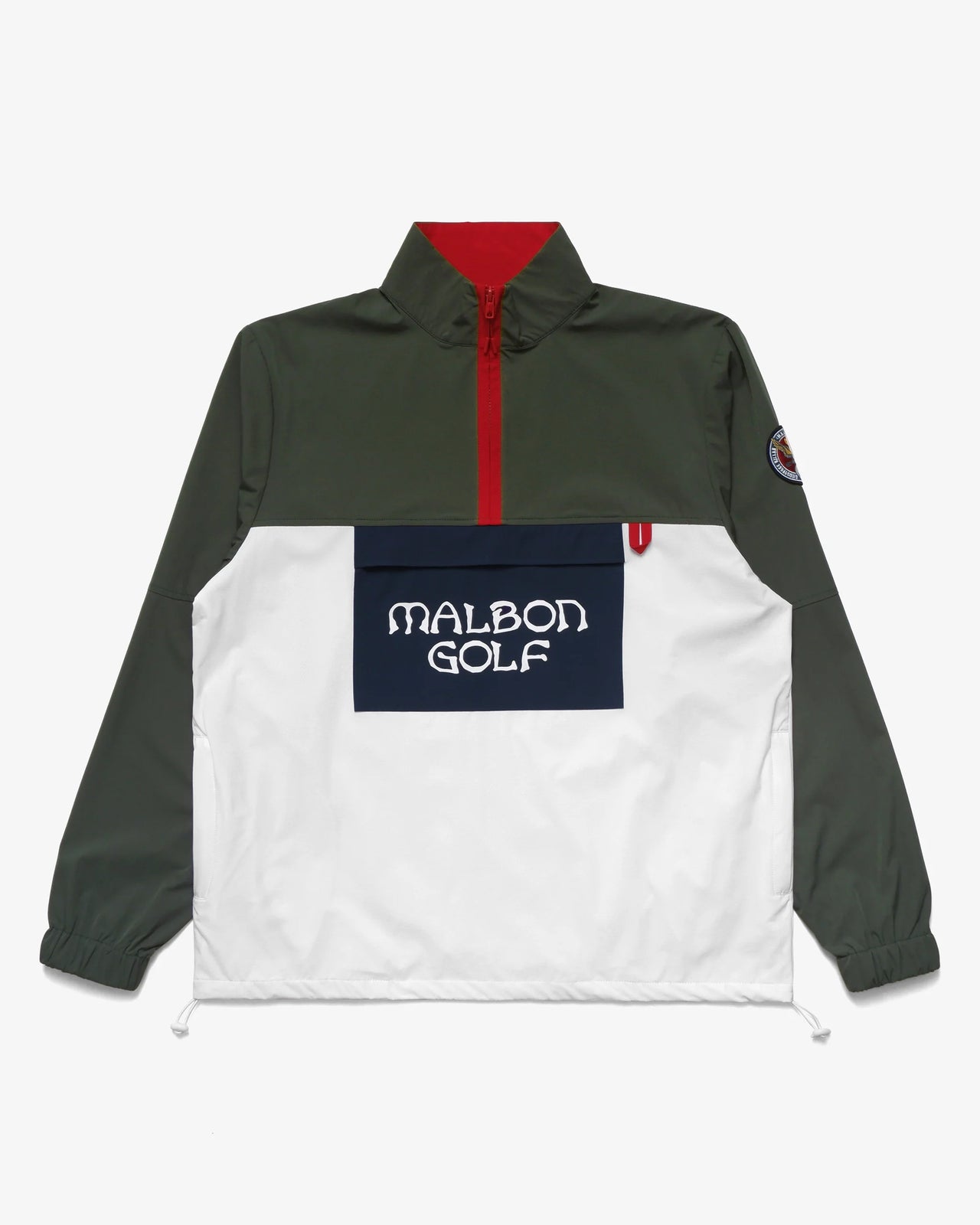 Malbon x Ghostface Killah Pullover Windbreaker - Green