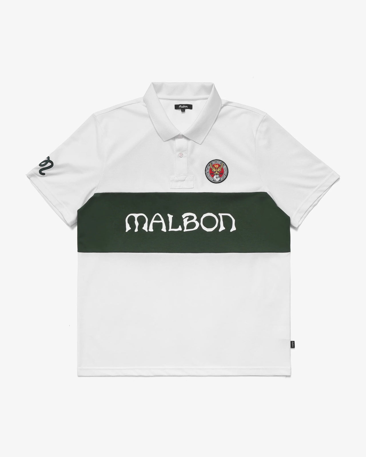 Malbon x Ghostface Killah Rugby Performance Polo - White