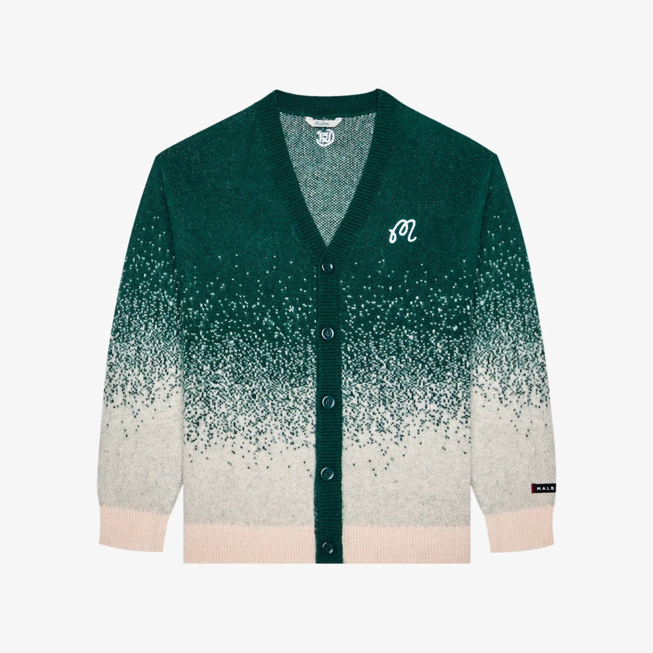Malbon x Clot Mohair Cardigan - Green