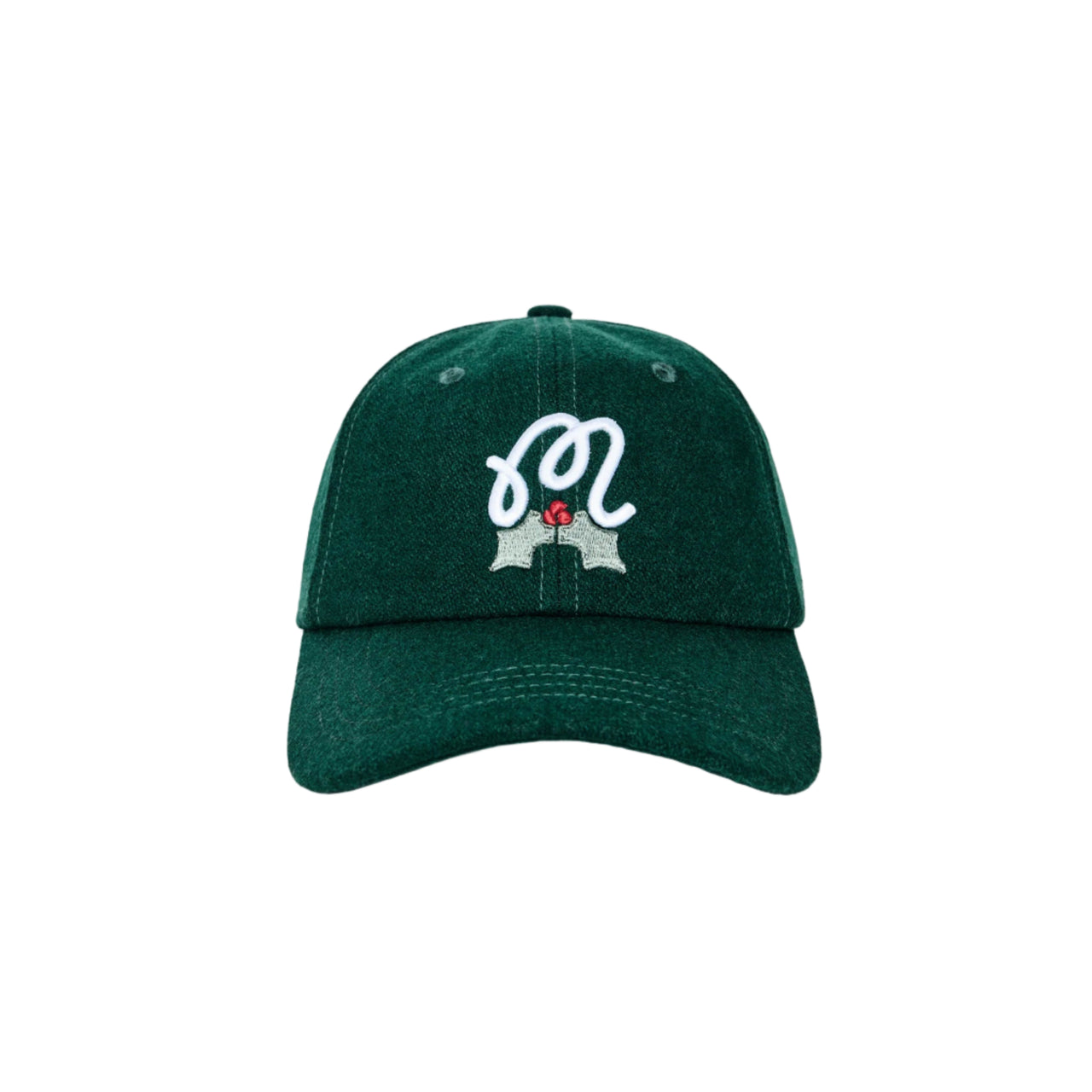 Malbon Mistleflow Dad Hat - Hunter Green