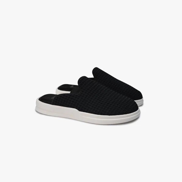 Lusso Pelli Slide - Jet Black/Marshmallow