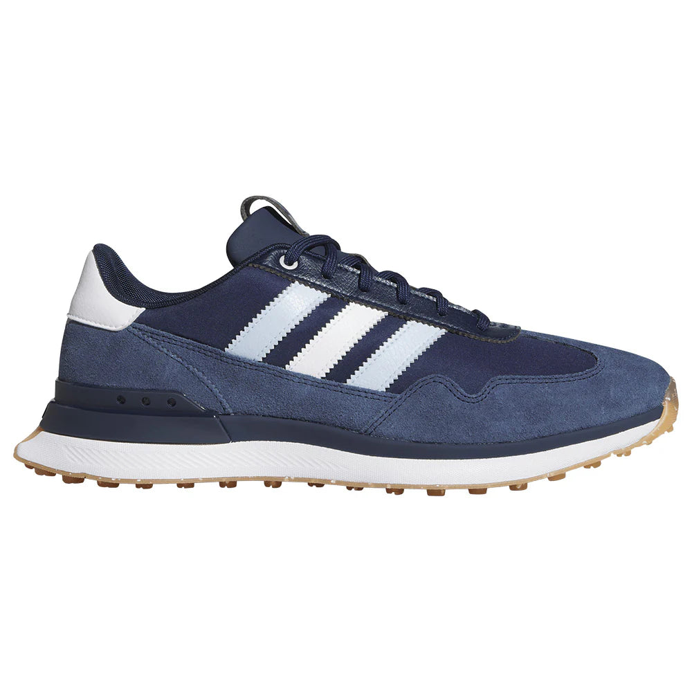 Adidas S2G 26 Leather Spikeless Golf Shoe - Navy / Crystal Sky