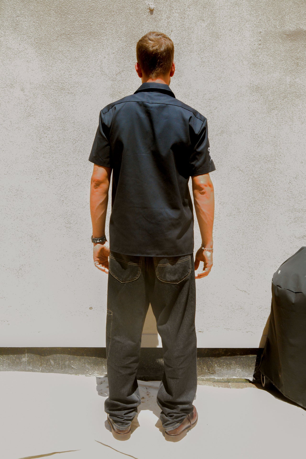 Badlands Short Sleeve Work Shirt - Black