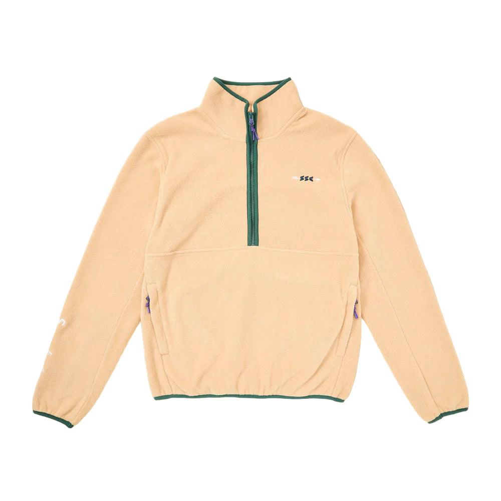 Sugarloaf Social Club Zip Fleece - Tan