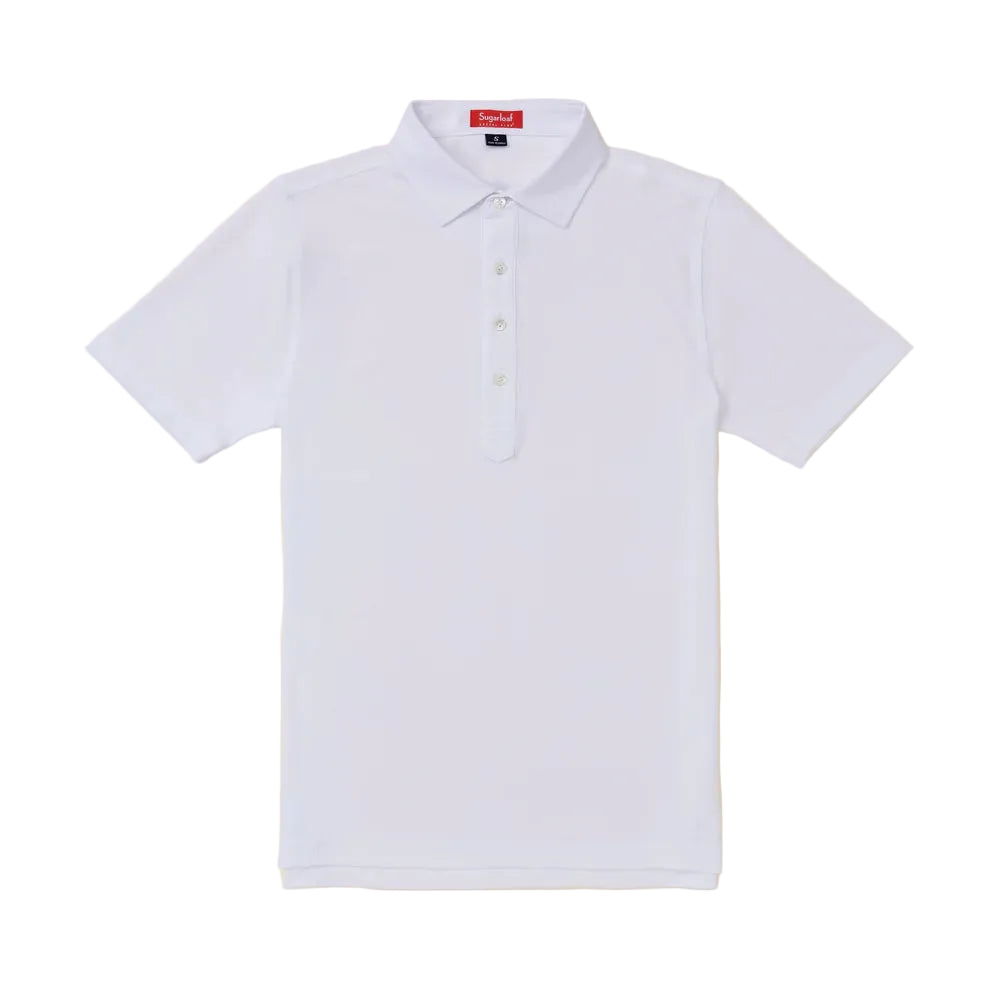 Sugarloaf Social Club Solid Polo - White