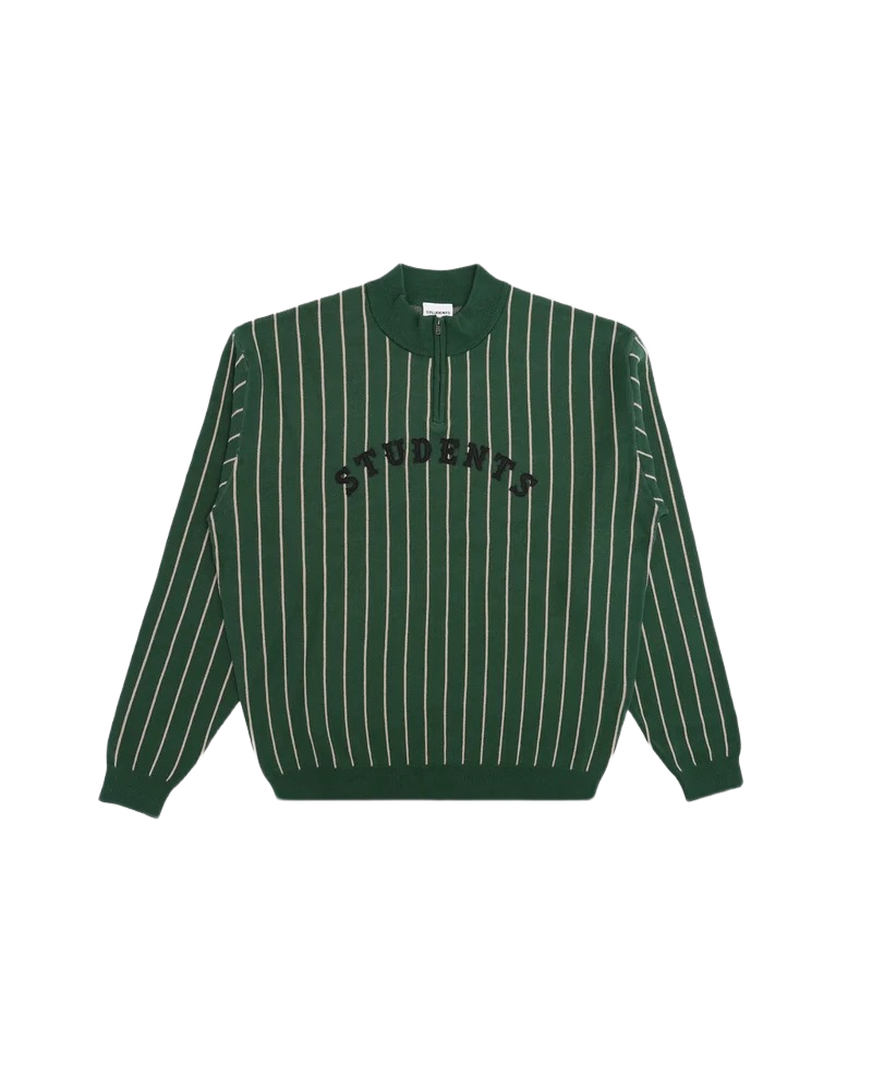 Students Golf Atwater Knit Q-Zip Sweater - Pine