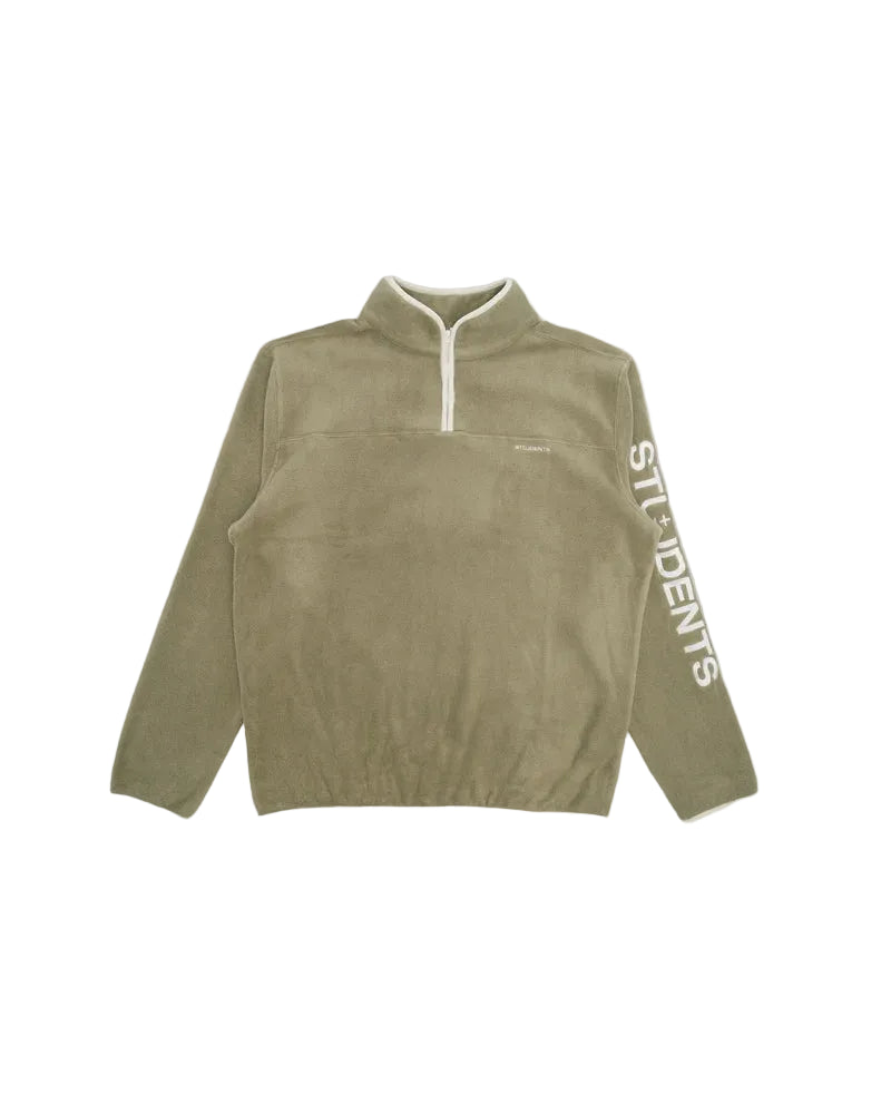 Students Whispering Fleece Jacket - Military