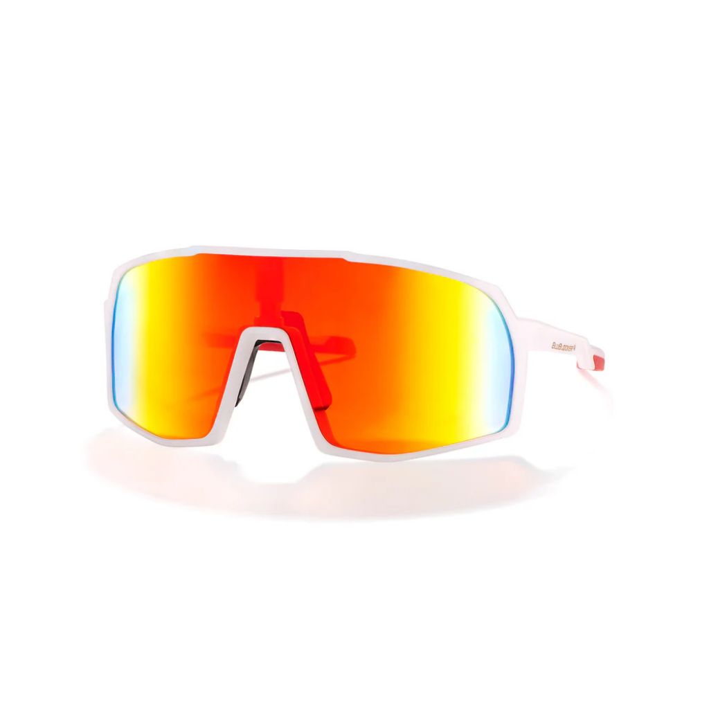 Terminator SunMask with Rainbow Mirror in White