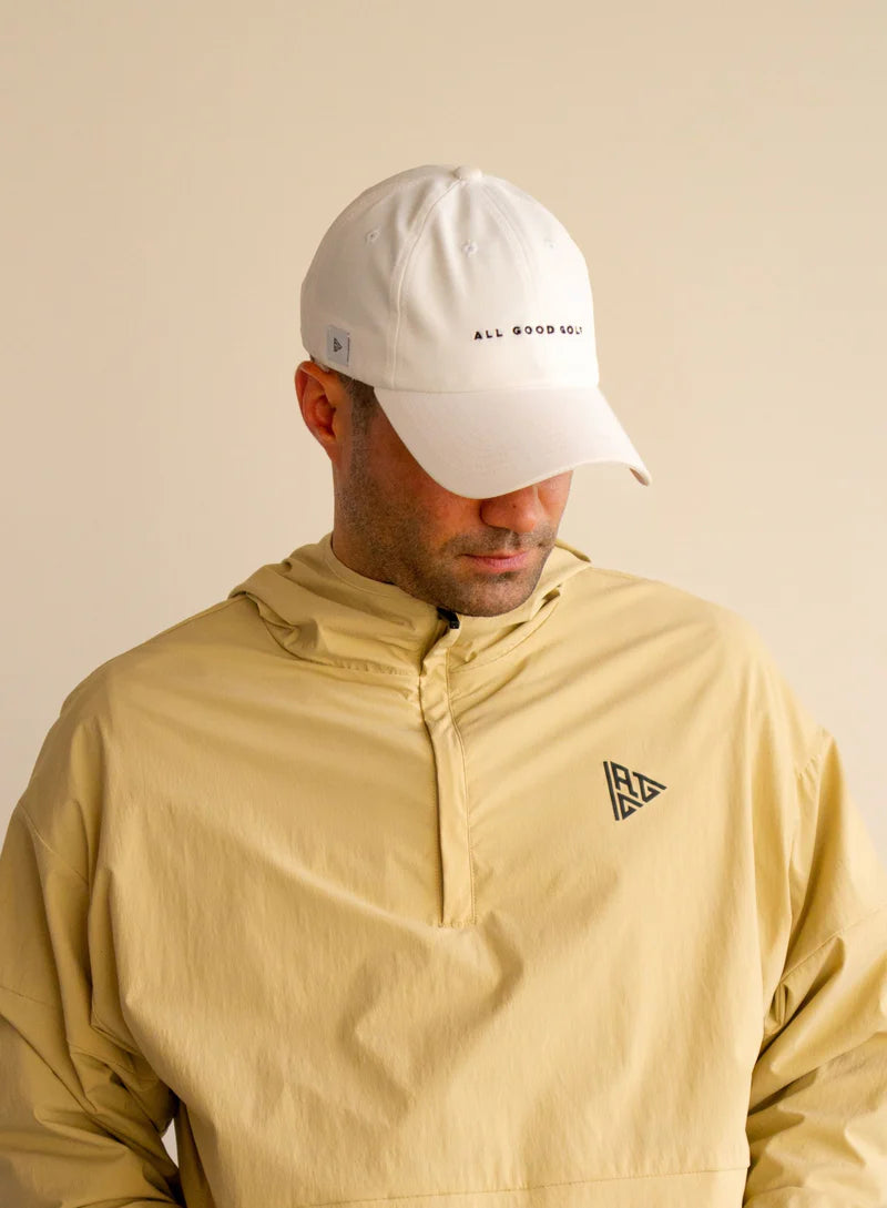 All Good Golf Dad Hat - White