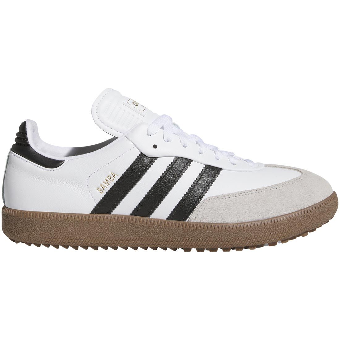Adidas Samba Spikeless Golf Shoe - White/Gum