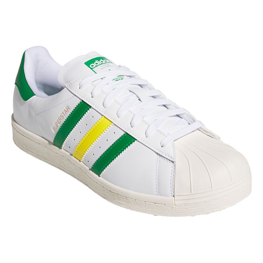 Adidas Superstar Spikeless - White/Green/Yellow
