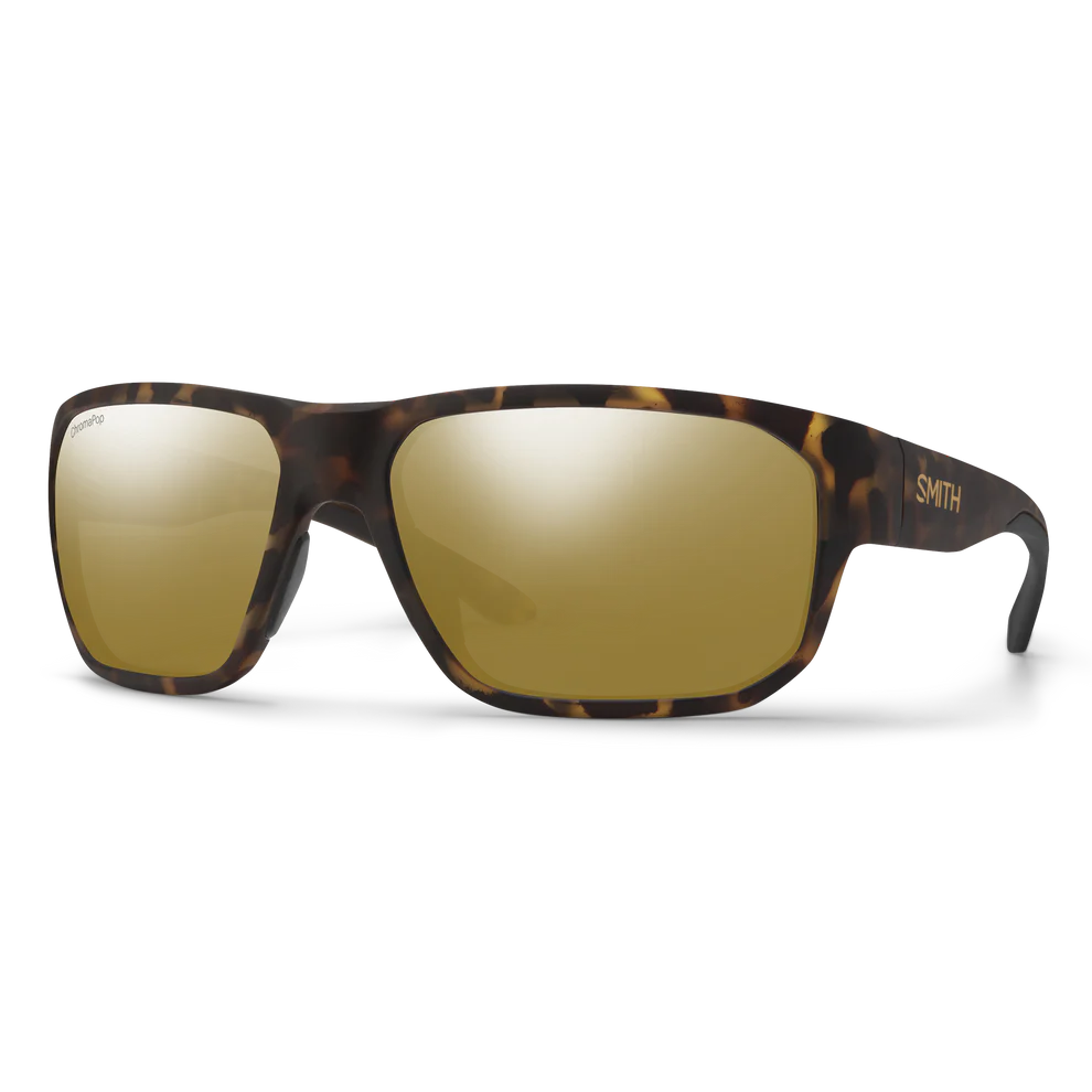 Smith Riptide - Matte Dark Tortoise | ChromaPop Polarized Bronze Mirror