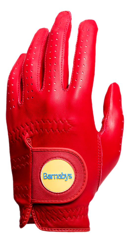 Barnabys Player Performance Golf Glove - Ruby