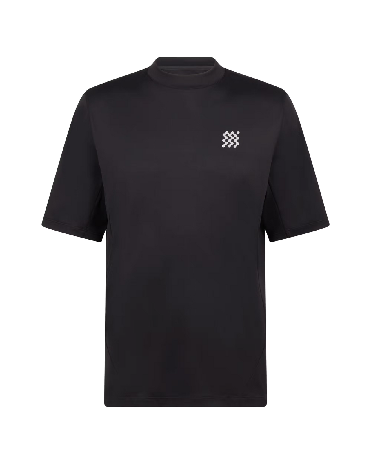 Manors Mockneck Course Polo - Black