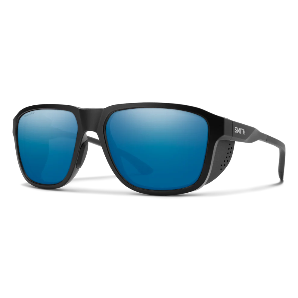Smith Embark - Matte Black | ChromaPop Glass Polarized Blue Mirror