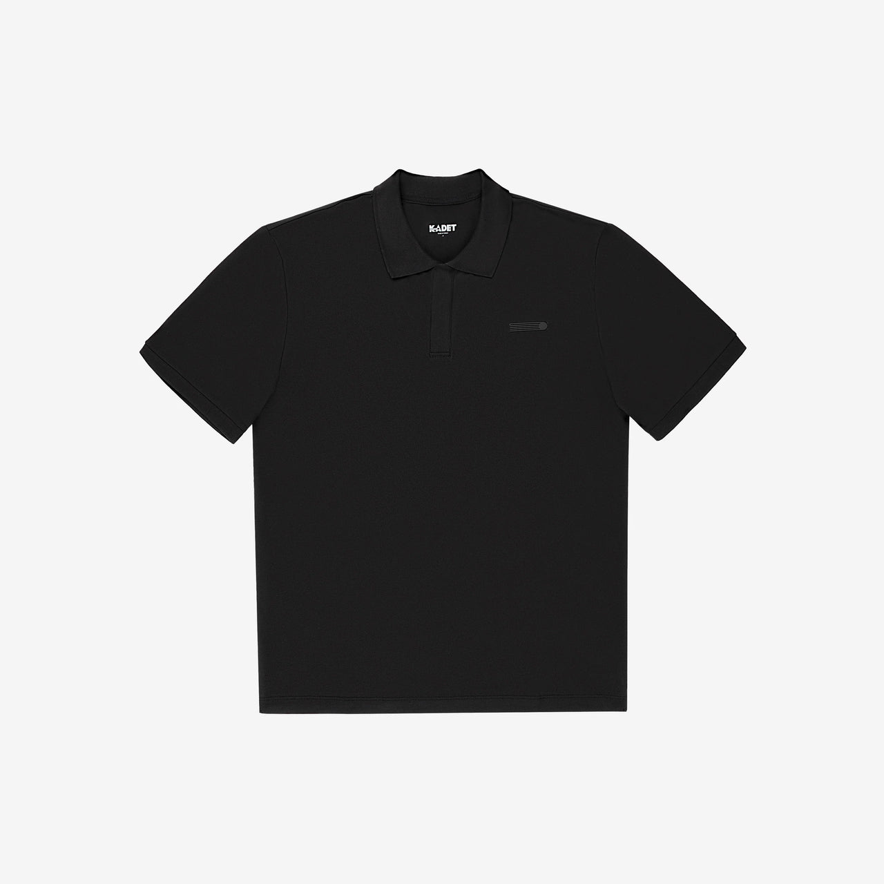 Kadet Golf Paolo Snap Button Polo - Meteorite Black