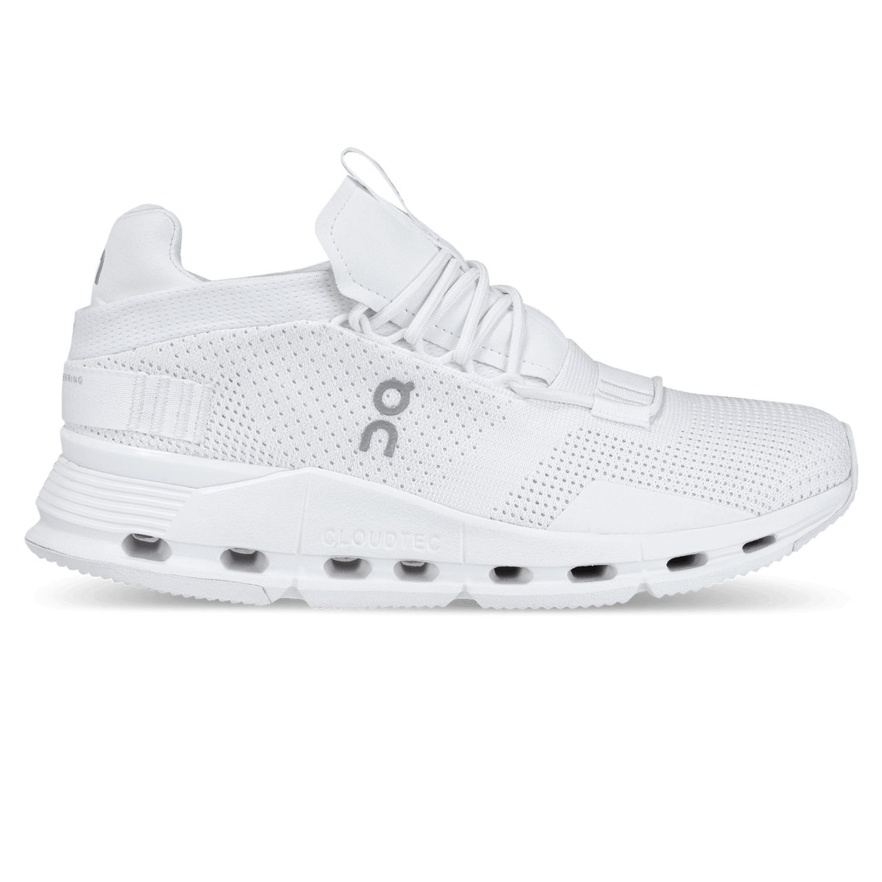 [26.99115] Womens On Running RUNNING CLOUDNOVA 'ALL WHITE (WOMEN'S)'