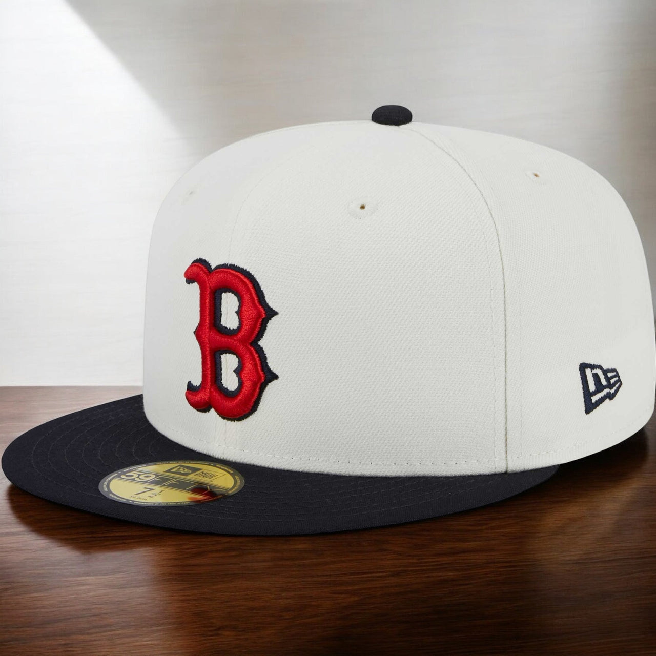 [60305772] MENS NEW ERA MLB BOSTON RED SOX 5950 RETRO E1 FITTED - CREAM/ROYAL