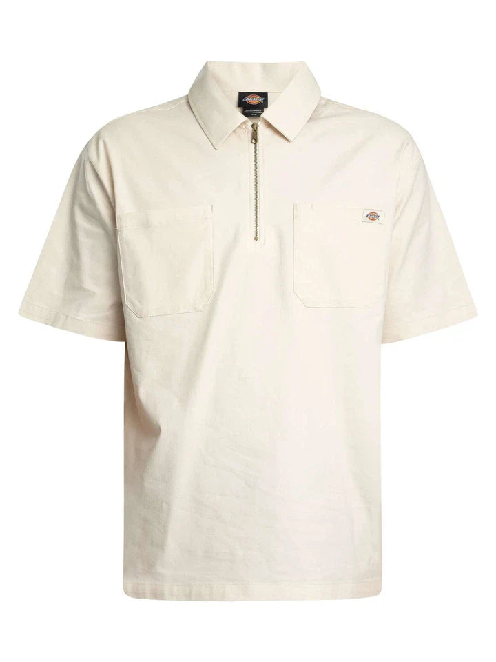 [0A4Z7T-CR] MENS DICKIES RANCH ZIP POLO SHIRT
