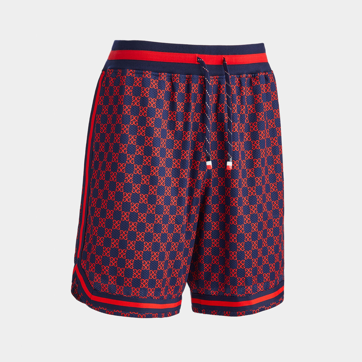 G/Fore Monogram G's B-Ball Shorts - Navy/Red