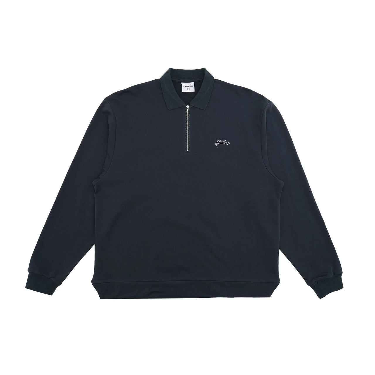 Students Cillian L/S Polo Shirt - Navy