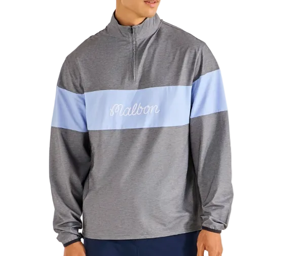 Malbon Horizon Pullover - Black Chambray