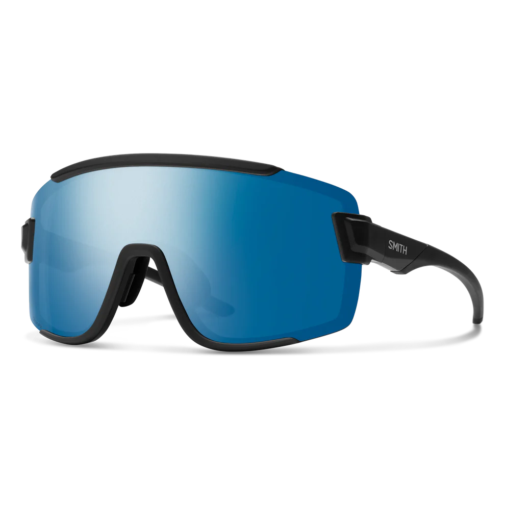 Smith Wildcat - Matte Black | ChromaPop Polarized Blue Mirror
